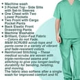 thumbnail image 4 of M&M SCRUBS Unisex Solid Scrub Set, Women Medical Uniforms 102, 4 of 6