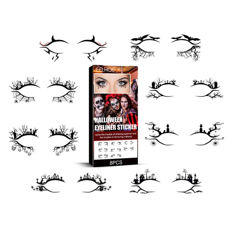 2021 Beauty Eye Stickers Temporary Halloween Witch Eye Stic new BEST Tattoo  G6F7