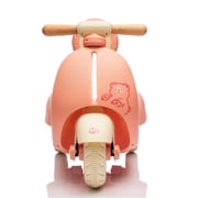 pink 12V Kids Ride On Electric Motorcycle,3 -Wheel Toddler Scooter with Parents Control For 1-3 Years BABY