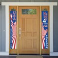 thumbnail image 3 of InsCrazy Fourth of July Couplets Printed Door Curtain Party Party Flags Big Savings, 3 of 5