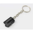 thumbnail image 5 of Natural Black Tourmaline Key Chain, Raw Tourmaline Log Keychain, Crystal Keyring, 5 of 7