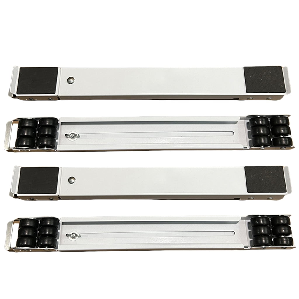 Adjustable Appliance Rollers set Extendable Base Heavy Duty Rollers for Easy Movement of Washers Dryers & Refrigerators