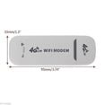 thumbnail image 3 of High Speed Unlocked 3G 4G LTE USB Modem Portable USB 4G Dongle 3G 4G Sim Card USB Dongle Universal, 3 of 5