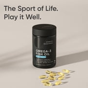 Sports Research® Fish Oil Mini-Softgels Easy to Swallow Omega-3 Fatty Acids 625mg (120 Capsules)