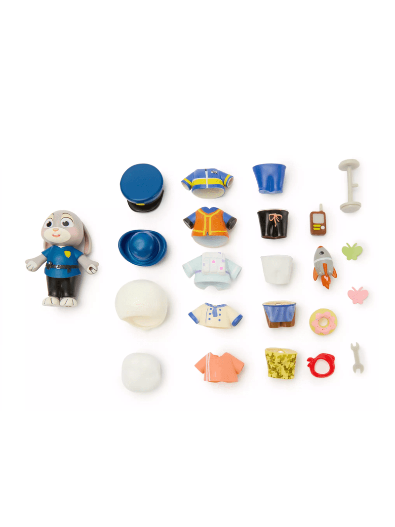 Disney Parks Zootopia Judy Hopps with Accessories Figurine Set New