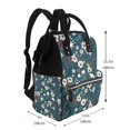 thumbnail image 2 of Daiia Vintage Floral Large Capacity Baby Bag Waterproof Stylish Diaper Bag Mummy Backpack Adjustable Straps Diaper BagBaby Essentials Bag, 2 of 6