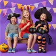 thumbnail image 3 of piezas de olla de bruja de Halloween, barril de llama, tarro de dulces portátil para niños, olla de dulces, 3 of 5
