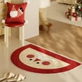 thumbnail image 4 of SASHENHG This Elegant Red Christmas Cartoons Loop Doormat Is Suitable For Entryways It's A Non-slide Lasting Mat Suitable For Home Use And Christmas Decorations, 4 of 6