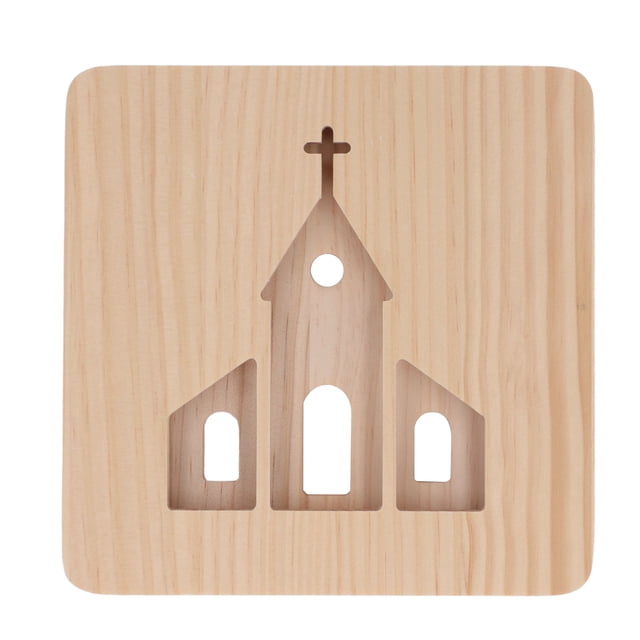 D Wooden Lamp,LED Night Light Christian Night Light Portable Night Light Enhanced Features