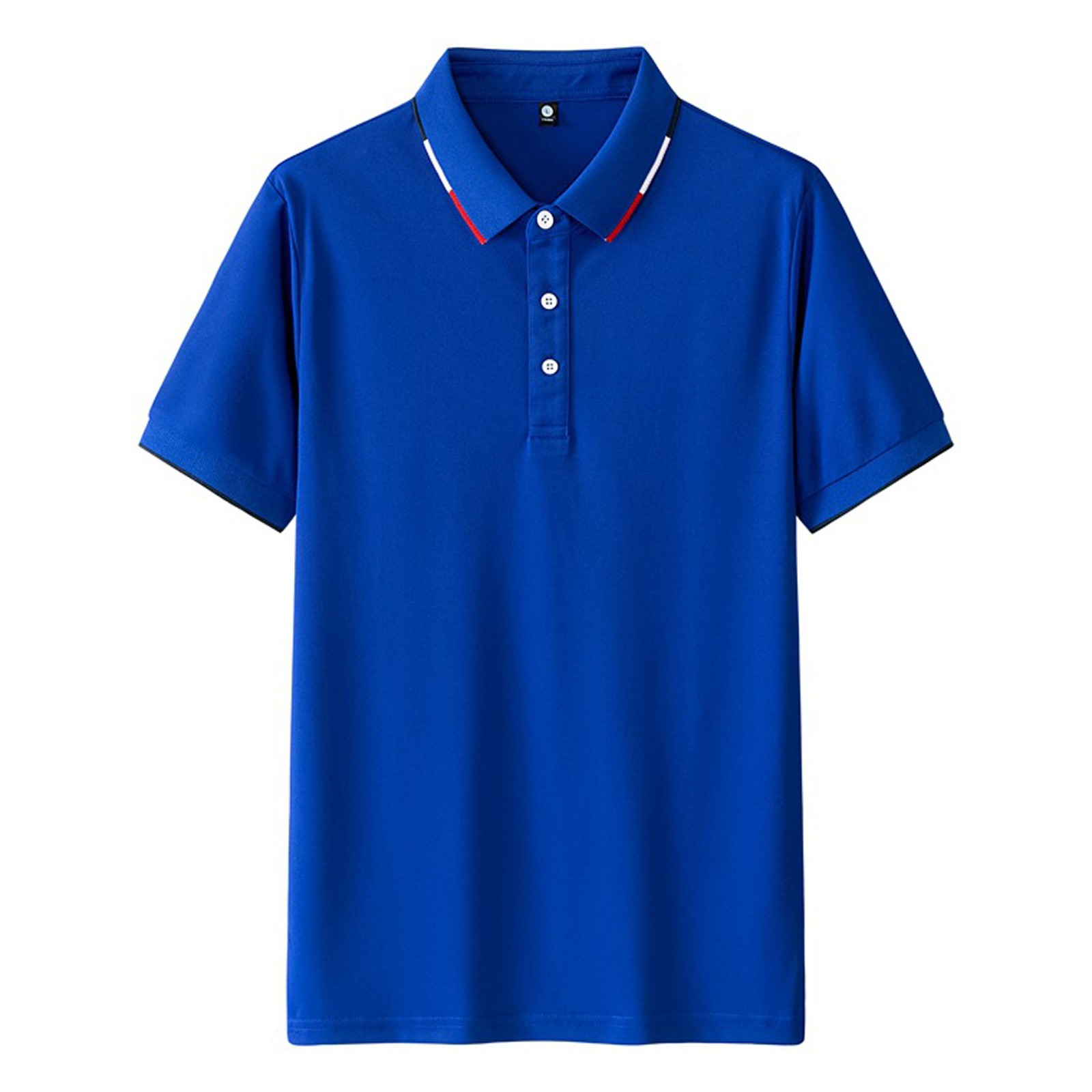Mens Shirt Summer Short Sleeve Shirt Men Business Clothing Casual T Shirt Blue M