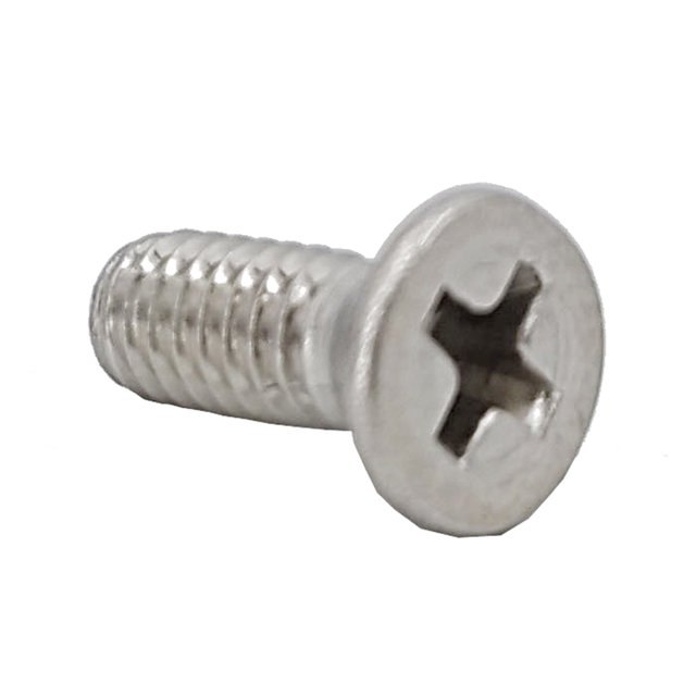 FixtureDisplays® 8-32*7/16" Stainless Flat Head Machine Screws, Full Thread, Phillips Drive, Stainless Steel 18-8, Machine Thread 315014
