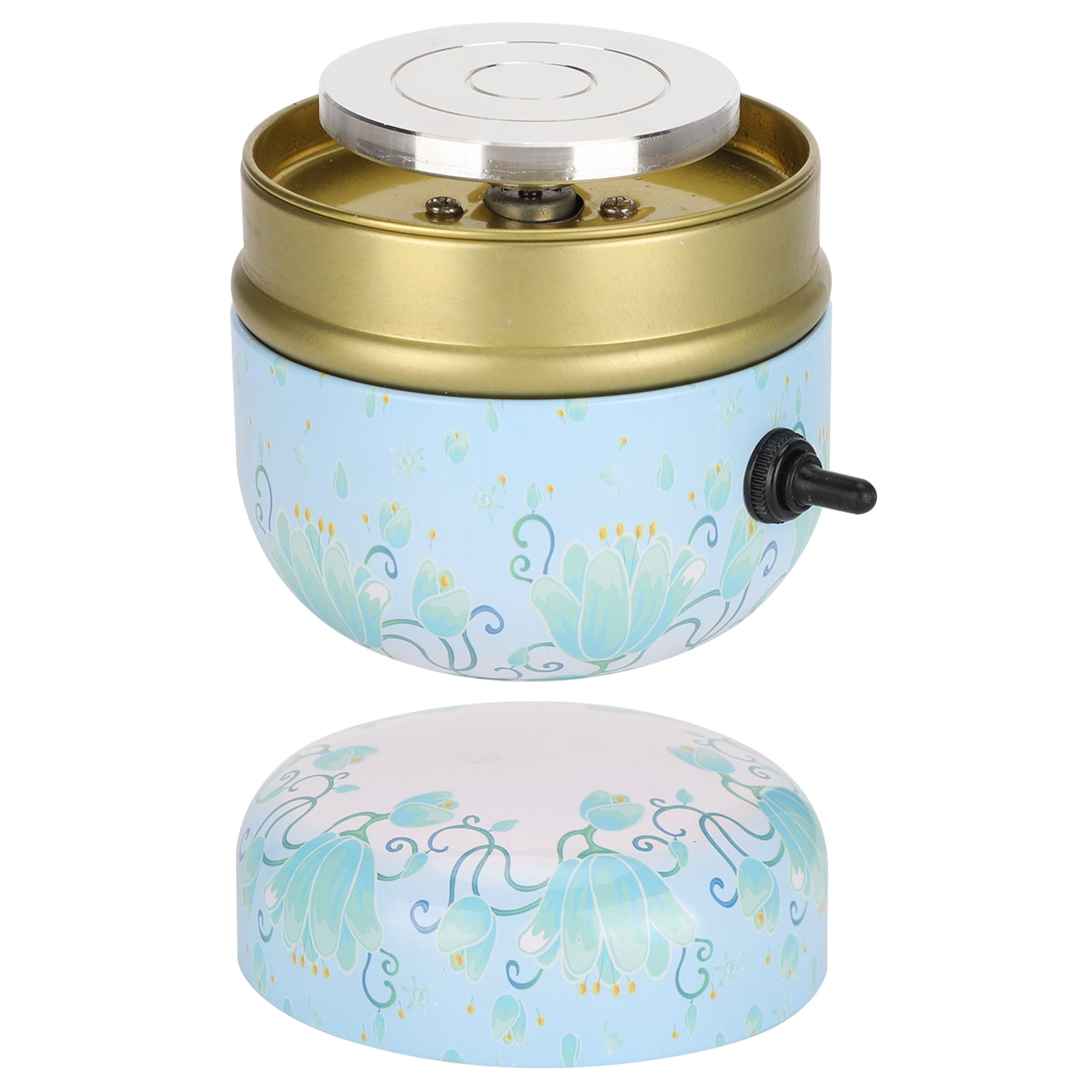 M Buder Mini Electric Pottery Machine Wheel for Kids and Adults Ceramic Clay Tool Kit US Plug 110-240V, 9.06 inches / 23 cm
