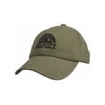 thumbnail image 1 of Gravity Outdoor Co. Pigment Dyed Adjustable Baseball Cap - Black Logo - Olive, 1 of 2