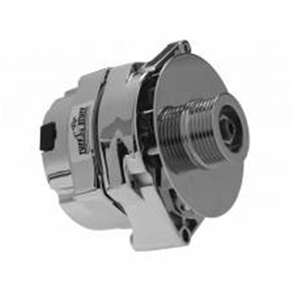 Tuff-Stuff TFS7127NK6G 140A OEM-1-Wire GM 6-Groove Serpentine Pulley Alternator, Chrome