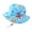 Blue, variant on TAIAOJING Kids Summer Hat For Boys 2-4 Years Lightweight Fisherman Cap Toddler Sun Wide Brim Outdoor Casual Daily Wear Leisure 2-4Y