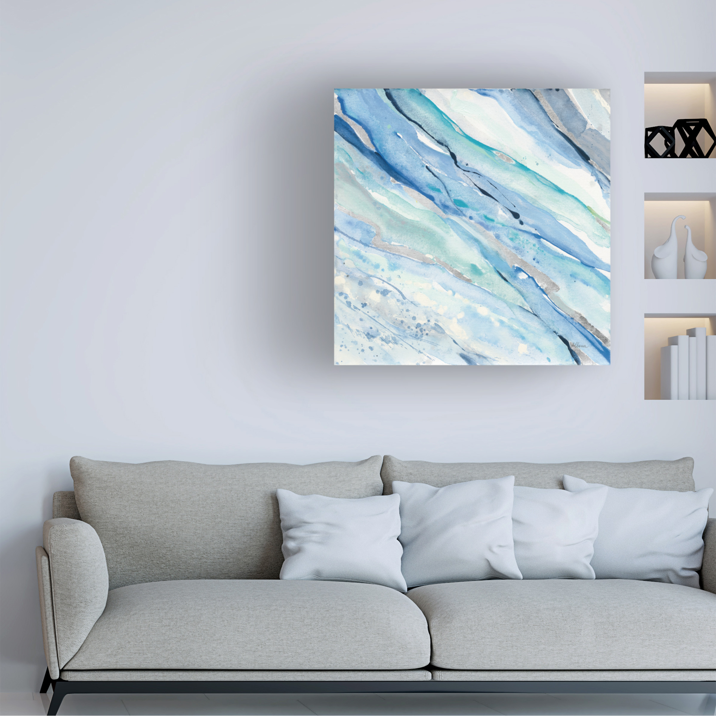 Trademark Fine Art 'Silver Spring I' Canvas Art by Albena Hristova