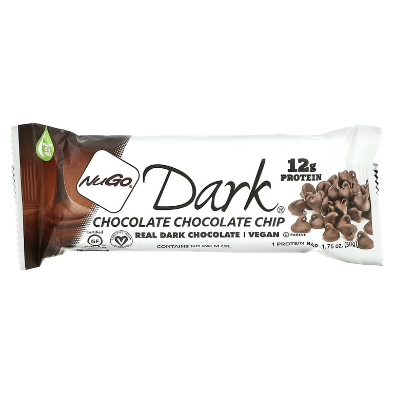 NuGo Dark Chocolate Chocolate Chip - 12 Bars