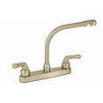 thumbnail image 3 of Empire Brass Faucet U-YNN800RSN Ultra Line; Used For Kitchen; Single Piece 8 Inch Deck-Mount; High-Rise Spout; 2 Teapot Handle; Nickel Plated/Plastic, 3 of 4