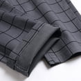 thumbnail image 4 of IROINNID Mens SweatPants Stripes able d Plaid Trousers High Elastic Large Size Slim Formal Trousers Cotton Trousers Full Length Pants Rigid Waist Skinny Pants, 4 of 6