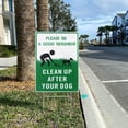thumbnail image 5 of Thten Please Clean Up After Your Dog,Double Sided, Easy Install,12" x 9" Yard Sign with Metal Wire H-Stakes,Be a Good Neighbor Sign,Pick Up Your Dog Poop Signs Dog Poop Sign 6 Pack, 5 of 8
