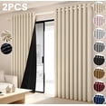 thumbnail image 1 of 2 Paneles Cortinas Blackout Para Ventana  Habitación Modelo Caqui, 1 of 4
