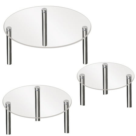 Luxshiny 3Pcs Metal Dessert Table Stand Set For Modern And Stylish Events