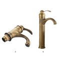 thumbnail image 4 of Kenally Grifo de lavabo de estilo Vintage para restaurante de Hotel en casa, grifo de agua de cobre frío y caliente de repuesto para lavabo de Herramientas y ferretería Alto, 4 of 6