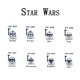 thumbnail image 2 of Bloques de construcción de Star Wars KT1064 figuras de ladrillo XP491 XP494 Echo Fives Kix Tup Jesse Hardcase Dogma Rex XP492 XP493, 2 of 2