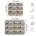 thumbnail image 3 of Moose Tree Silhouette Dish Drying Mat 18x24 Absorbent Microfiber Draining Rack Pad for Kitchen Counter Sink, 3 of 8