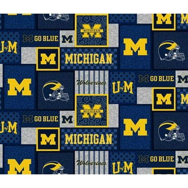 NCAA-Michigan MCHG-1177 College patch fleece