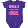 thumbnail image 3 of Inktastic Oma's Girl Heart Girls Baby Bodysuit, 3 of 5