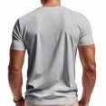 thumbnail image 3 of Men's T-Shirts V-Neck Short Sleeve T Shirt Casual Summer Workout Athletic Breathable Tee, 3 of 8