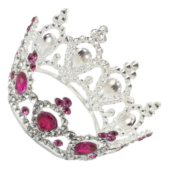 OULII Rhinestone Happy Birthday Crown Headpiece for Children Festival Decoration 1Pcs