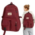 thumbnail image 2 of Lightweight School Backpack Womens Cute School Bag For Teenager Girls 14 Inch Laptop Rucksack Casual Daypack Backpack For Travel College Work, 2 of 9