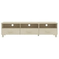 thumbnail image 3 of vidaXL TV Stand TV Console Sideboard TV Unit Cupboard HAMAR Solid Wood Pine, 3 of 8