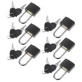 thumbnail image 1 of CIMAXIC 6Jgo Candados Metálicos Pequeños Con Llave Perfectos Para Puertas Cofres Y Uso En Oficina, 1 of 8