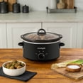 thumbnail image 6 of Crockpot 4-Quart Classic Slow Cooker, Black, 6 of 8