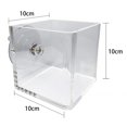thumbnail image 3 of LOVIVER Acrylic Flower Pot Cactus Herbs Holder Container Wall Hanging Planter Square, 3 of 8