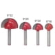 thumbnail image 5 of 6mm Shank Ball Nose End Mill Wood Router Bit Set Round Cove CNC Milling Cutter Radius Core Solid Carbide Woodworking, 5 of 5