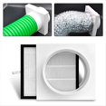 thumbnail image 4 of Air Quality Filter Duct Filter Activated Carbon Composite Filter Effective Indoor Air Filter 110mm Indoor Air Filtration,1 * Duct Air Filter, 4 of 7