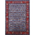 thumbnail image 1 of Ahgly Company Machine Washable Indoor Rectangle Industrial Modern Light Purple Blue Area Rugs, 4' x 6', 1 of 7