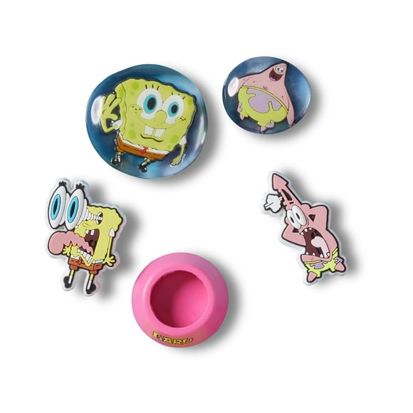 Crocs Jibbitz SpongeBob Squarepants Bubble 5 Pack Shoe Charms | Jibbitz for Crocs