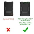 thumbnail image 2 of Goldcherry for RCA Viking Pro Case/ Rca Atlas Pro Hybrid Shockproof Anti-Impact Cover Built in Kickstand For RCA 10 Viking Pro RCt6a03w13 10.1" / Rca Atlas Pro 10.1" Rct6B06 P23H(Mint Green+Pink), 2 of 6