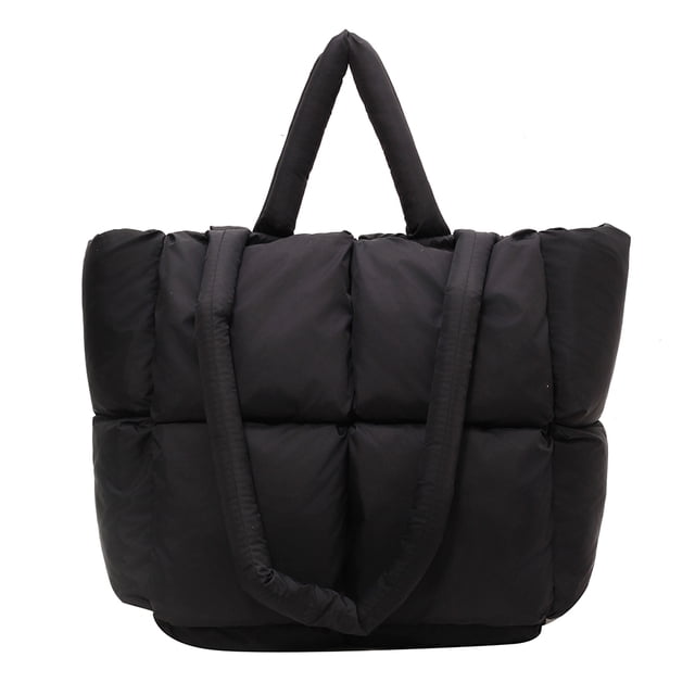 Bolso Hobo de plumón para mujer bolso versátil para axila hinchada bolso grande para invierno