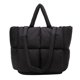 thumbnail image 1 of Bolso Hobo de plumón para mujer, bolso ligero para axila hinchada, bolso para axila, bolso para compras con almohada, 1 of 8