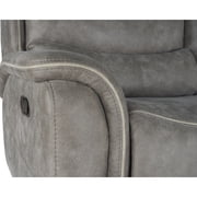New Classic Furniture Kamari 2-Piece Fabric Manual Living Room Set in Gray