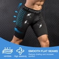thumbnail image 5 of Aosijia 2 Pack Compression Shorts Men Underwear Spandex Sport Shorts Athletic Workout Running Performance Baselayer Shorts Cool Dry Running Tights 5 Inch Pants M, 5 of 14