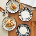 thumbnail image 3 of Japanese Style Underglaze Ceramic Plate Set, Dinner & Salad Plates for Breakfast Western Food Fruit, Durable Tableware for Home Kitchen Daily Use, 3 of 6