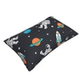 thumbnail image 3 of Balery Space Pillow Covers,Bed Pilowcases,Reversible Plush Throw Pillow Covers End Pillow Encasement,Pillow Case - 20"X30", 3 of 9
