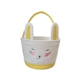 thumbnail image 2 of Homekingdee Panier de Rangement en Polyester Tissé de Pâques avec Poignée - Bac de Rangement pour Jouets Couvertures Fil, Décoration Intérieure pour Salon Chambre Activités de Pâques, 2 of 6